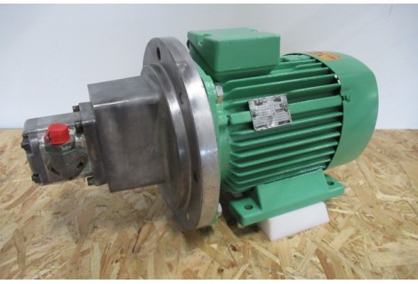 Hydrauliek pompset  2,2 kW 180 bar Lamborghini HLPD. Used.